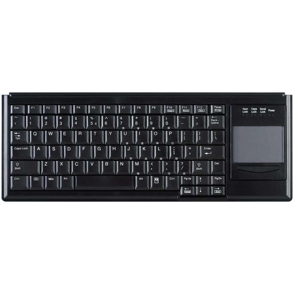 Tastierë Cherry ACTIVE KEY Industry 4.0, mini, me touchpad, USB, e zezë - 1