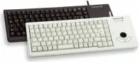 Kasë Cherry G84-5400 me trackball, USB, QWERTY, e zezë