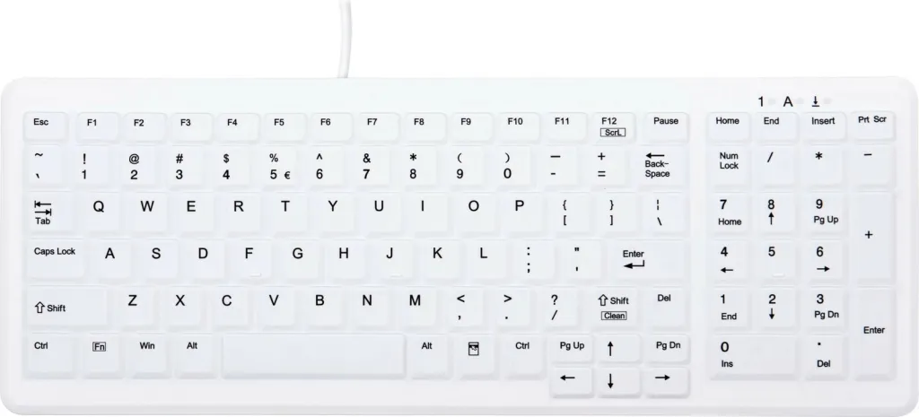 Tastierë Cherry AK-C7000F-UVS-W/US, USB, IP68, bardhë - 1