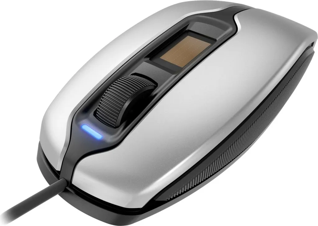 Maus Cherry MC 4900, USB, 1375 DPI, i zi/argjendtë - 2