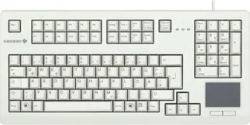 Tastierë Cherry TouchBoard G80-11900 USB me touchpad, QWERTY, gri