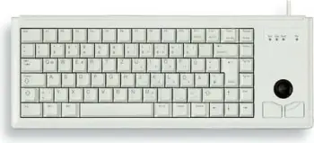 Tastierë, Cherry, G84-4400LUBDE-0 (G8444G), GER layout, me trackball, gri e hapur
