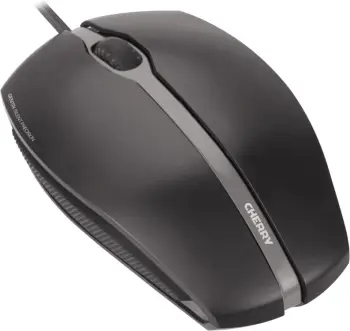 Maus Cherry JM-0310-2 me kabllo USB, optik, 3 butona, e zezë