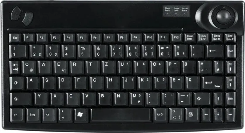 Tastierë Cherry Active Key AK-440-TU, Mini, Wired, USB, QWERTY, Ngjyrë e zezë - 1