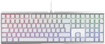 Tastierë Cherry MX 3.0S RGB, DE layout, MX Black, e bardhë