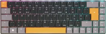 Tastierë mekanike Cherry MX-LP 2.1 Compact Wireless, RGB LED, QWERTZ, 65%, e zezë