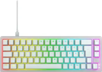 Tastierë mekanike Cherry K5V2 Compact, RGB, 65%, QWERTZ, e bardhë