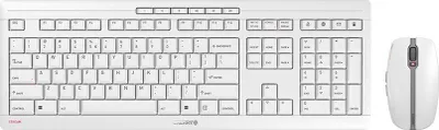 Tastierë dhe maus Cherry Stream Desktop Recharge, Pa tela, QWERTY, Gri - 1