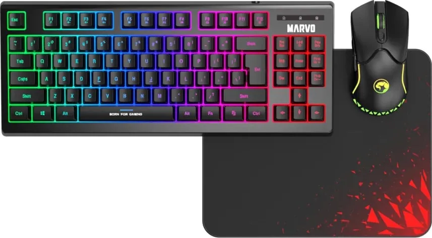 Set - Tastierë, Maus + Mauspad MARVO CM310 EN - 3
