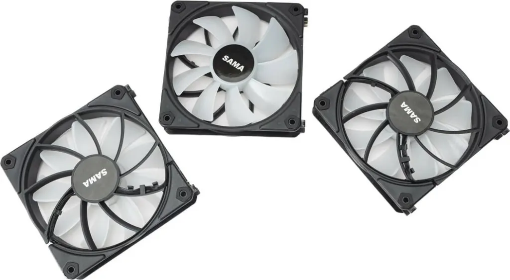 Ventilator Ftohës Për Kompjuter SAMA UF1203W/B - 1