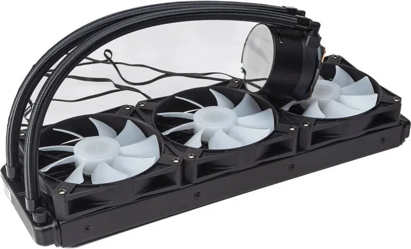 Ventilator Ftohës Me Ujë Për Kompjuter SAMA KW360D (Zezë) - 1