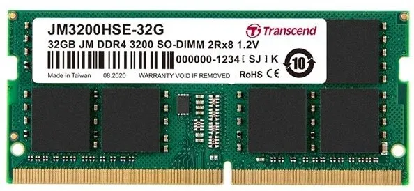 Memorie Transcend 32GB DDR4 3200 CL22 SO-DIMM - 1