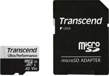 Kartë e memories Transcend 340S MicroSDXC, 128GB, Klasë 10/ UHS-I/U3, A2, V30