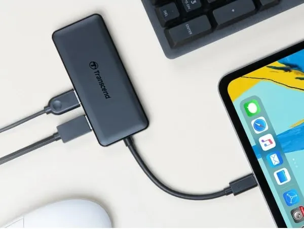 USB Hub Transcend TS-HUB5C, i hirtë - 1