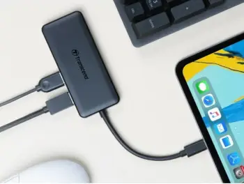 USB Hub Transcend TS-HUB5C, i hirtë