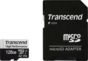 Kartë memorie Transcend 330S MicroSDXC, Klasa 10/ UHS-I/U3, 128 GB
