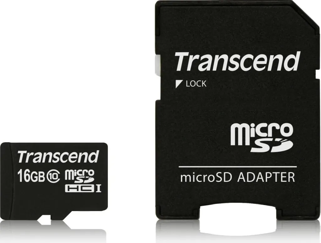 Kartë memorie microSDHC Transcend 16GB Class 10 - 1