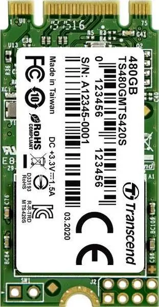 Disk SSD Transcend 420S . 480GB, M.2 2242 SATA III