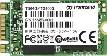 Disk SSD Transcend MTS400, 64GB, M.2 2242 SATA III