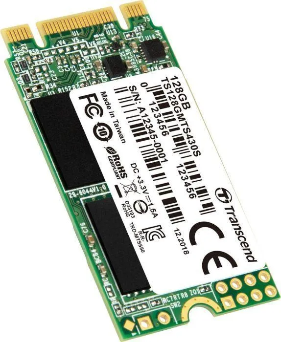 Disk SSD Transcend 430S, 128GB, M.2 2242 SATA III - 3