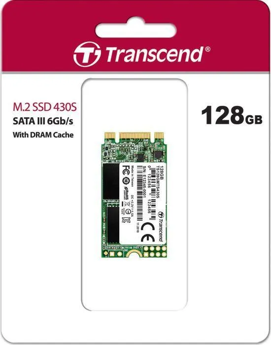 Disk SSD Transcend 430S, 128GB, M.2 2242 SATA III - 4