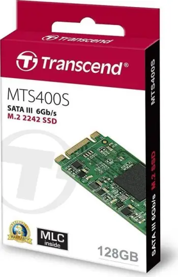Disk SSD Transcend MTS400, 128GB, M.2 2242 SATA III