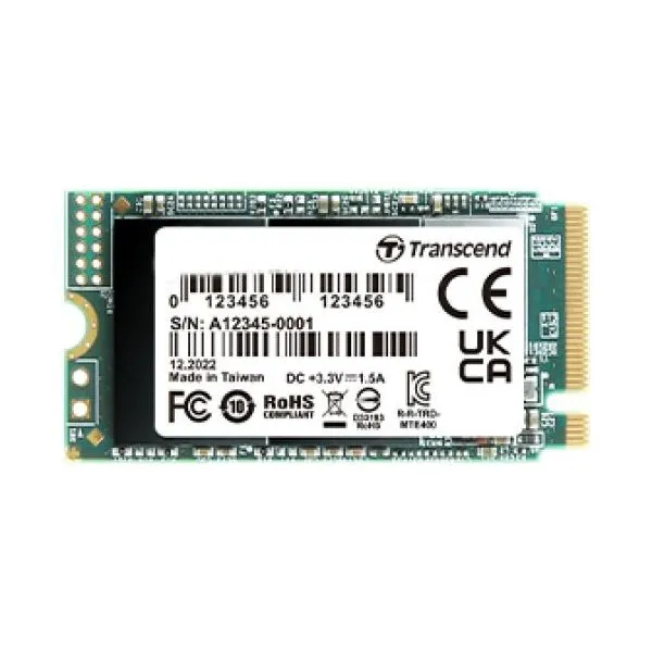 Disk SSD Transcend MTE400S, 256GB, M.2 2242 PCI-E x4 Gen3 NVMe - 1