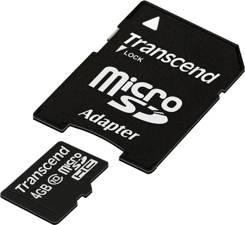 Kartë memorie Transcend Micro SDHC 4GB Class 10 + adapter SD - 2