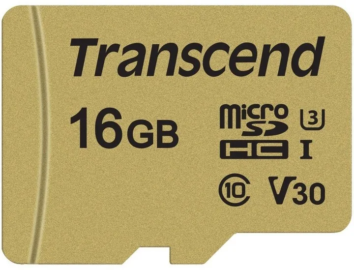 Kartë e memories Transcend Micro SDHC 500S, 16GB ,+ adapter SD - 2