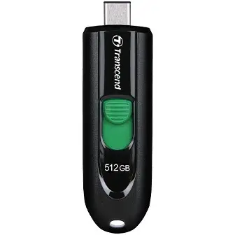 USB stick Transcend JetFlash 790C 512GB, USB Type-C, zi/gjelbër