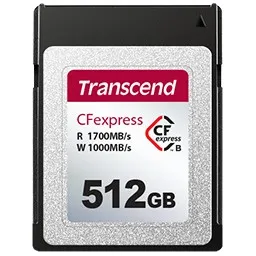 Kartelë memorie Transcend CFexpress 820 512GB, 1700MB/s, 1000MB/s, e zezë - 1