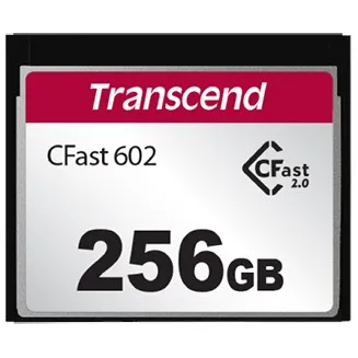 Kartelë memorie Transcend CFast 602, 256GB, CFast 2.0, MLC, e zezë - 1