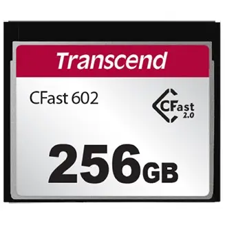 Kartelë memorie Transcend CFast 602, 256GB, CFast 2.0, MLC, e zezë
