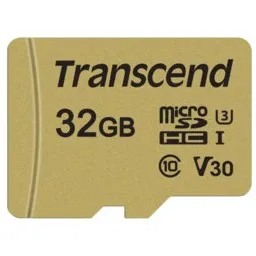 Kartelë memorie Transcend microSDHC 500S 32GB, Class 10, UHS-I, ari - 1