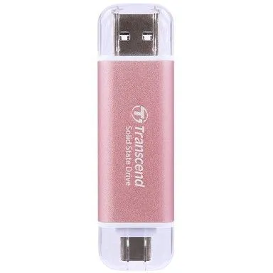 SSD i jashtëm Transcend ESD310P 1TB, USB 10Gbps, Type C/A, rozë - 1