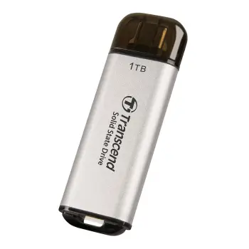 SSD i jashtëm Transcend ESD300S 1TB USB Type-C argjendtë