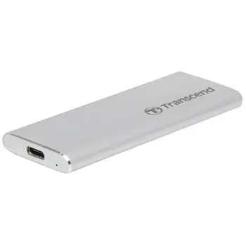 SSD i jashtëm Transcend 120GB USB 3.1 Gen 2 Type-C argjend