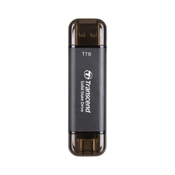 SSD i jashtëm Transcend ESD310C, 1TB, USB Type A dhe C, i zi
