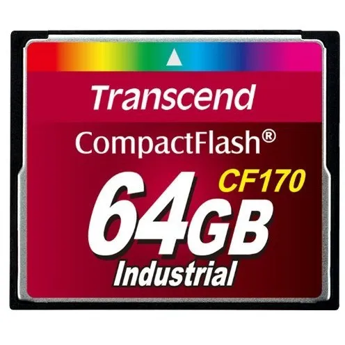 Kartelë memorie Transcend CF170 64GB CompactFlash industriale - 1