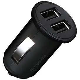 Adapter për dashcam Transcend DrivePro, 8m, 12-24V, 2.4A, i zi