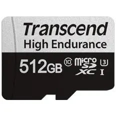 MicroSDXC kartelë Transcend 512GB, Class 10, UHS-I, e zezë