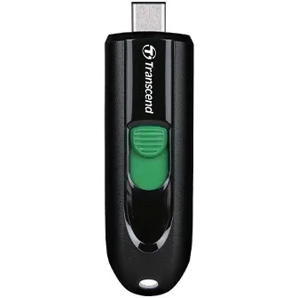 USB flash Transcend JetFlash 790C 64GB USB Type-C, e zezë - 1
