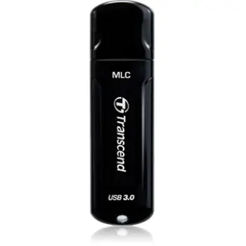 USB stick Transcend JetFlash 750 64GB, USB 3.1, e zezë