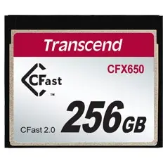 Kartelë memorie Transcend CFX650 256GB, CFast 2.0, e zezë