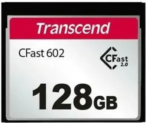 Kartë memorie Transcend CFX602, 128GB, CFast 2.0, e zezë