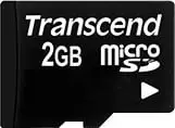 Kartë memorie microSD Transcend, Klasa 4, 2 GB
