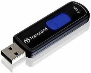 USB flash Transcend JetFlash 760 64GB, USB 3.2, zi, kaltër - 2
