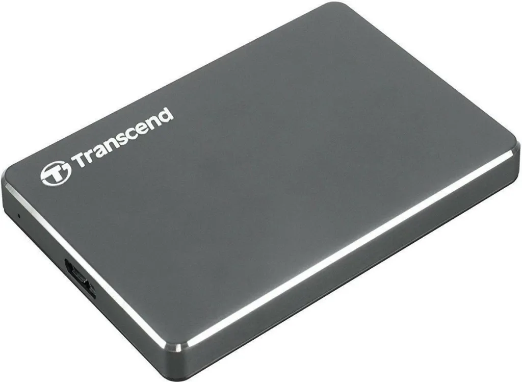 Hard disk i jashtëm Transcend StoreJet 25C3N 1TB, USB 3.1, Iron Grey - 1