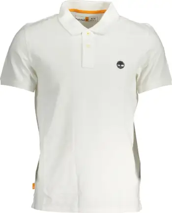 Polo maicë për meshkuj TIMBERLAND, të bardhë
