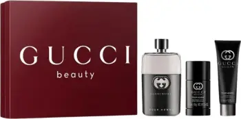 Set Eau de Toilette për meshkuj Gucci Guilty Pour Homme 90ml + deodorant stick 75ml + shower gel 50ml
